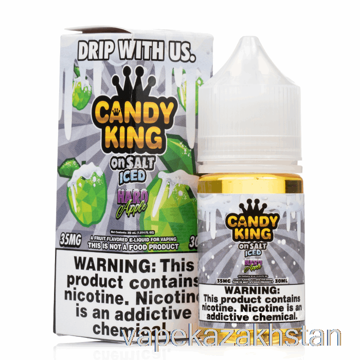 Vape Smoke ICED Hard Apple - Candy King On Salt - 30mL 35mg